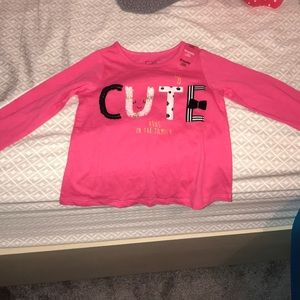 Brand new baby long sleeve shirt